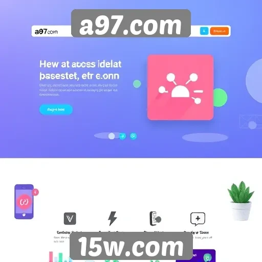 Inovação na interface do usuário da A97.com