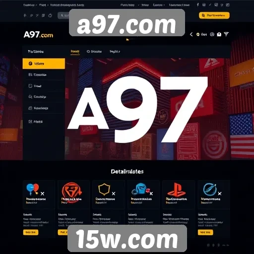 Interface do usuário do A97.com oferece navegação intuitiva